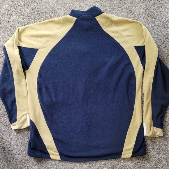 Men's Adidas Notre Dame full Zip Fleece  Clima warm Large - Picture 2 of 13